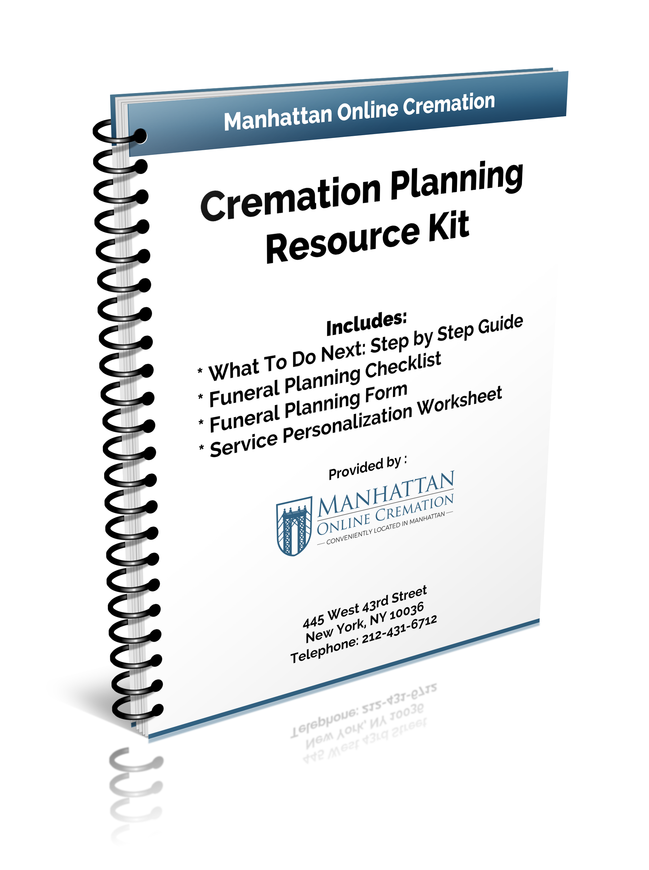 Picture of a cremation planning resource kit